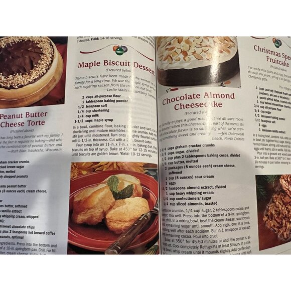 Taste Of Homes Best Holiday Recipes 2005 Cookbook with 359 recipes 193 pages - Picture 5 of 5
